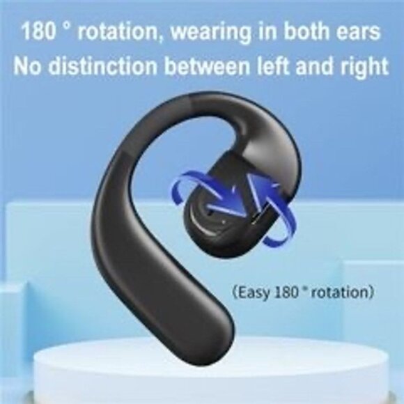 Bluetooth Open-Ear Headset With Type-C Charging 180° Rotation 900H Standby Water - Picture 3 of 6